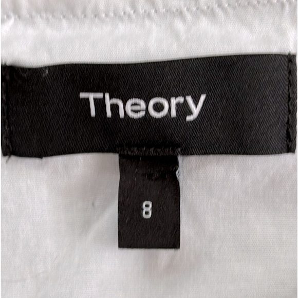 THEORY Seersucker Blue & White Short Sleeve Dress. Underlined. Size 8. Like 🆕 - Picture 9 of 12